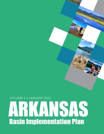Green cover of the Arkansas Basin Implementation Plan