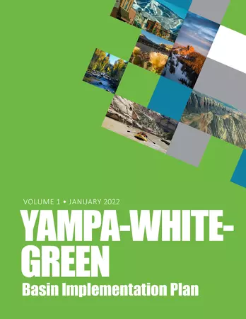 Green cover of the Yampa/White/Green BIP report 