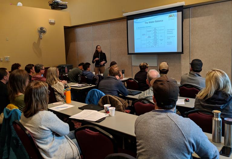 CWLI Phase 1 participants listen to a presentation in Glenwood Springs