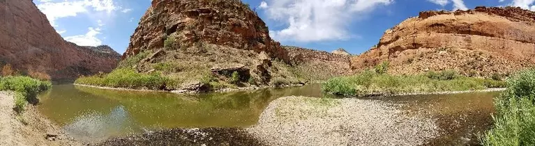 Confluence of the Dolores and San Miguel Rivers